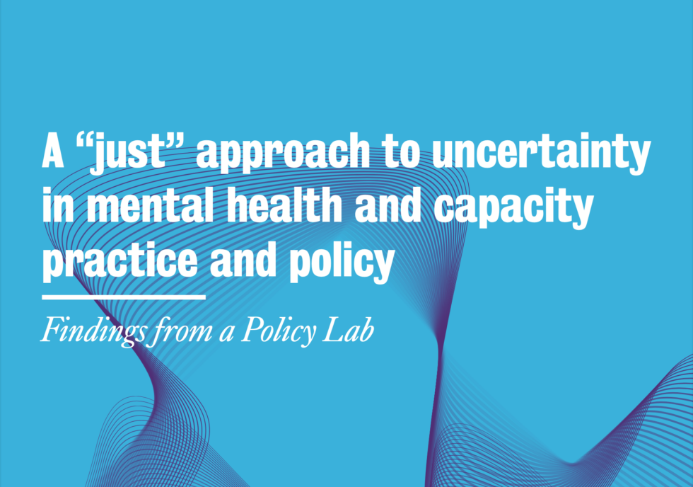The Policy Institute Mental Health Justice
